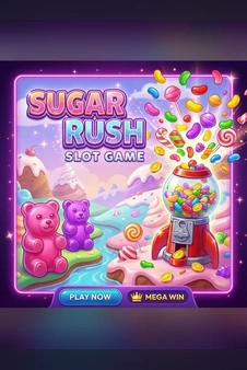 Sugar Rush -kolikkopelin kansikuva